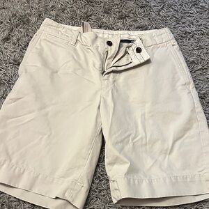 Polo by Ralph Lauren Cream Flat Front Shorts